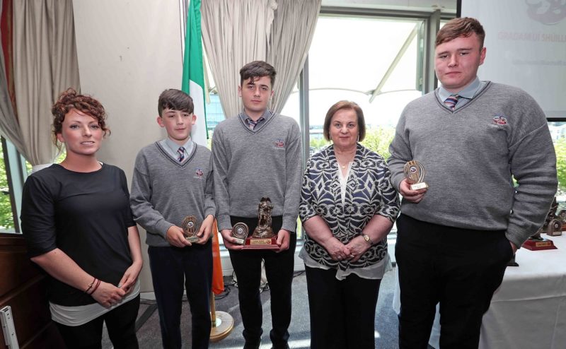 REPRO FREE. 22/05/2018 Colàiste Daibhèid Annual Awards, Gradaim na Scoile, at the Clayton Hotel Cork City, Lapps Quay, Cork. Picture: Jim Coughlan.